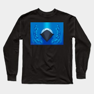 Blue Parrot Mask Long Sleeve T-Shirt